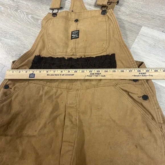 Vintage tg Pointer Brand‎ Short Bib Overalls Workwear Hunting Brush Pants Large